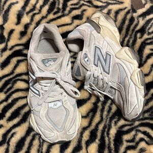 New Balance 9060 Cream/Gray Casual Sneakers
